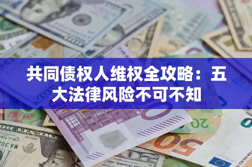 武汉共同债权人维权全攻略：五大法律风险不可不知