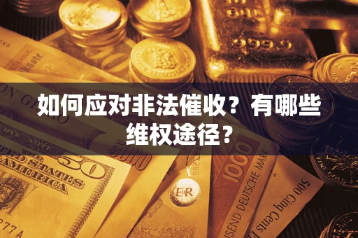 武汉如何应对非法催收？有哪些维权途径？