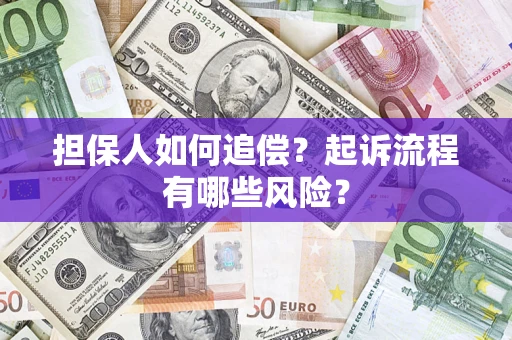 武汉担保人如何追偿？起诉流程有哪些风险？
