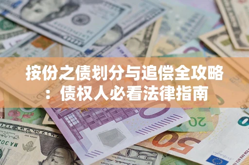 武汉按份之债划分与追偿全攻略：债权人必看法律指南