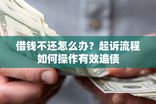 武汉借钱不还怎么办？起诉流程如何操作有效追债