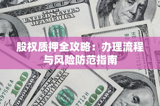 武汉股权质押全攻略：办理流程与风险防范指南