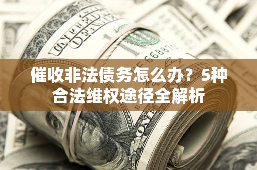 武汉催收非法债务怎么办？5种合法维权途径全解析