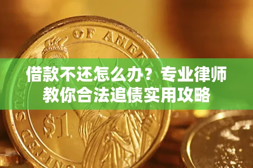 武汉借款不还怎么办？专业律师教你合法追债实用攻略