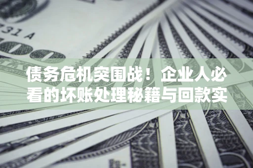 武汉债务危机突围战！企业人必看的坏账处理秘籍与回款实战指南