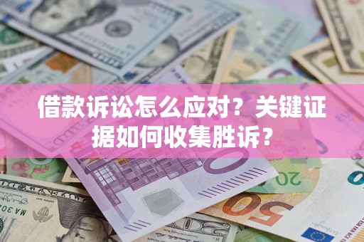 武汉借款诉讼怎么应对？关键证据如何收集胜诉？